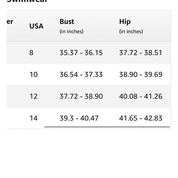 Striped Navy/White One Strap Bikini Med. - Picture 8 of 8